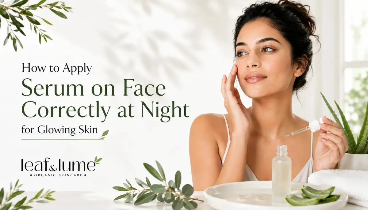 How to Apply Serum on Face Correctly at Night for Glowing Skin