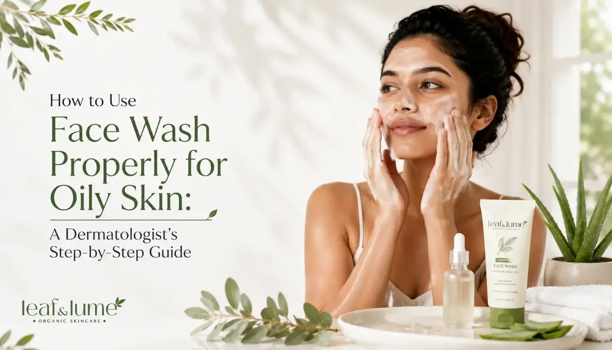 How to Use Face Wash Properly for Oily Skin: A Dermatologist’s Step-by-Step Guide
